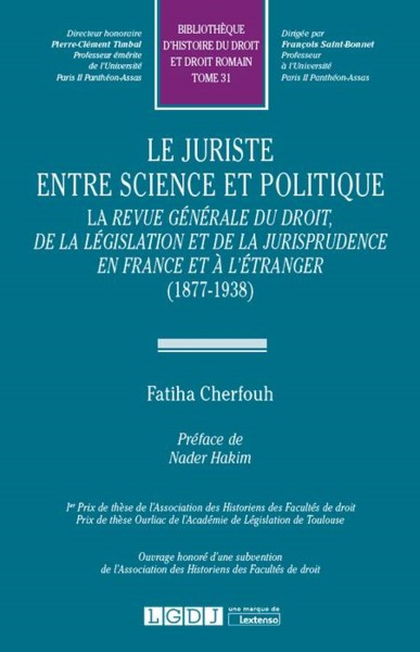 Le juriste entre science et politique - Fatiha Cherfouh