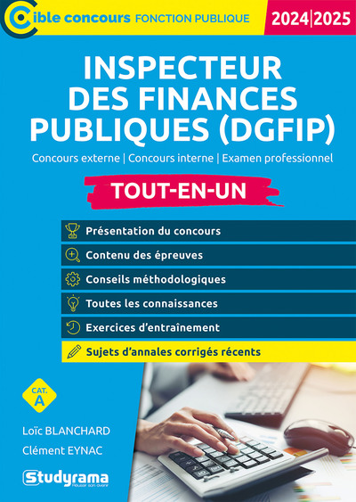 Inspecteur des finances publiques (DGFiP) – Tout-en-un (Catégorie A – Concours 2024-2025)