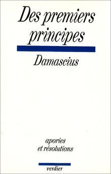 Des premiers principes