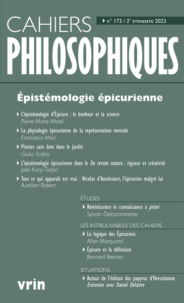 Épistémologie épicurienne