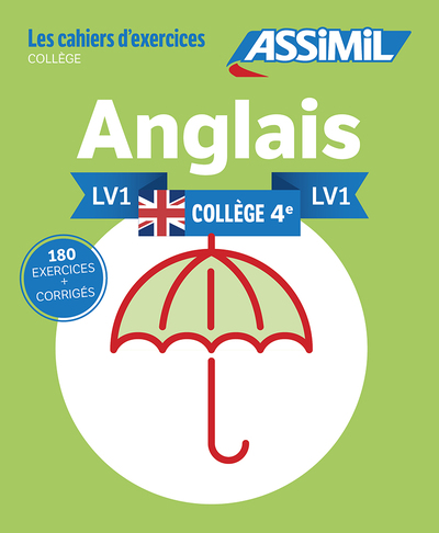 Anglais LV1 Collège 4e (cahier d'exercices)