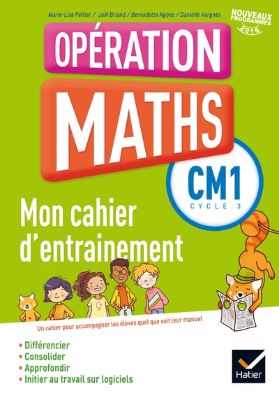 Opération Maths Cm1 Éd. 2016 - Fichier D'Entrainement