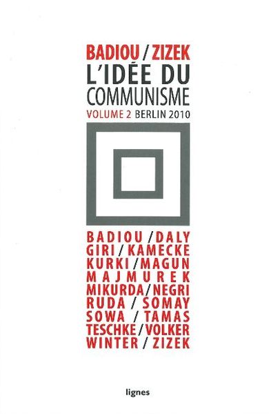 L'idée du communisme Volume 2