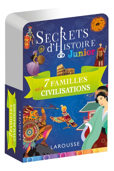 Jeu des 7 familles, spécial grandes civilisations / secrets d'histoire junior