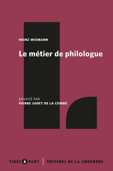 Le métier de philologue