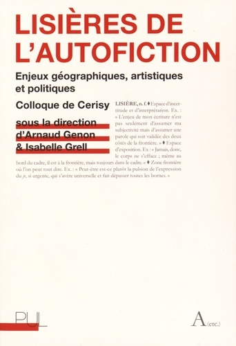 Lisières de l'autofiction