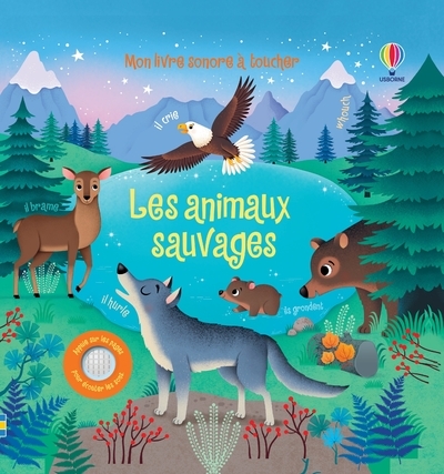 Les animaux sauvages - Mon livre sonore à toucher - Dès 1 an - Sam Taplin