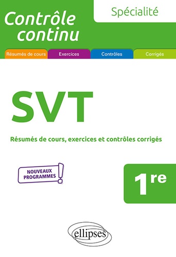 Spécialité SVT - Première - Nouveaux programmes