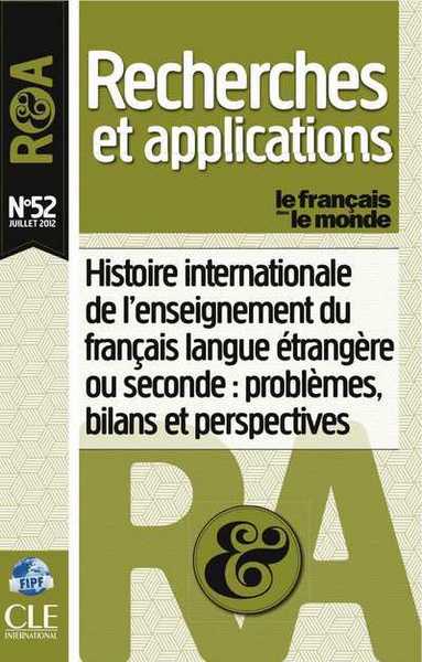 Le français dans le monde N° 52, Juillet 2012 Volume 52