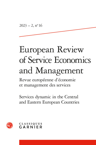 European Review of Service Economics and Management