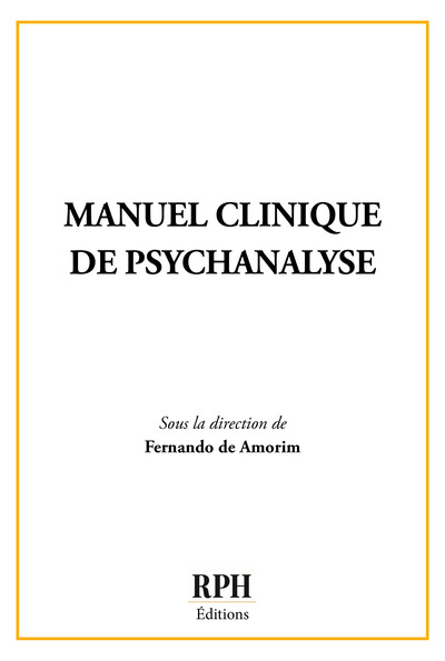 Manuel Clinique De Psychanalyse