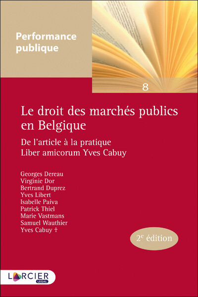 Le droit des marchés publics en Belgique