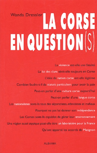 La Corse en question(s)