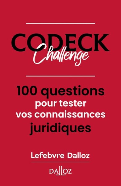 Codeck Challenge - 100 Cartes Juridiques Et Ludiques