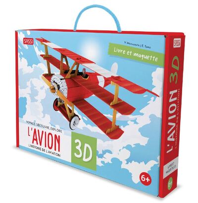 Voyage, découvre, explore L'avion 3D l'histoire de l'aviation