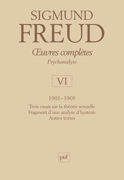 Oeuvres complètes / Sigmund Freud Volume 1905 - Sigmund Freud