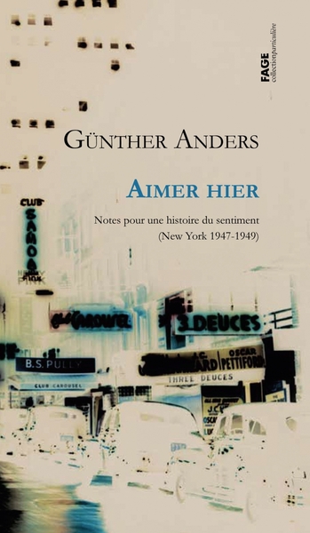 Aimer hier - Günther Anders