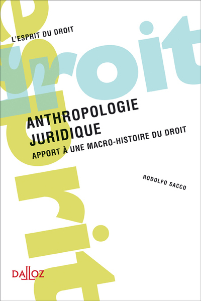 Anthropologie juridique - 1re ed.