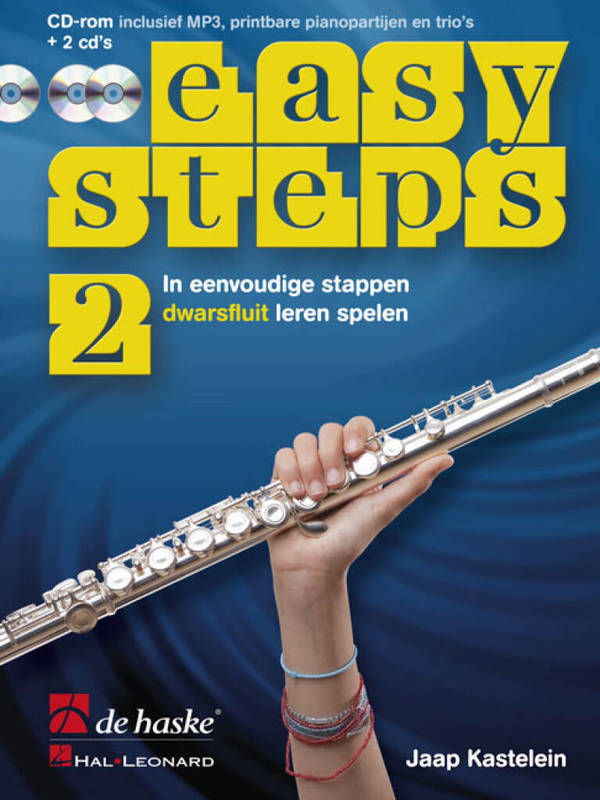 Easy Steps 2 Fluit - In Eenvoudige Stappen Dwarsfluit Leren Spelen - Recueil Et Medias