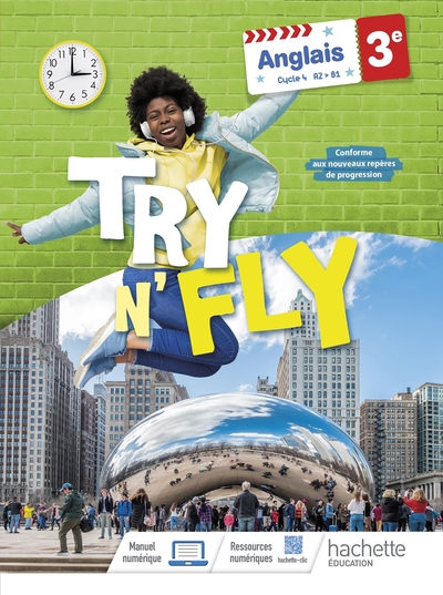 Try N' Fly Anglais 3e - Livre Élève - Ed. 2023