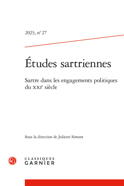 Études sartriennes - Jean-François Louette