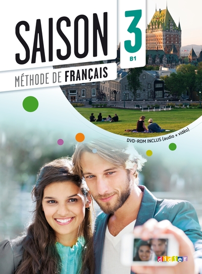 Saison 3 niv.B1 - Livre + CD mp3 + DVD