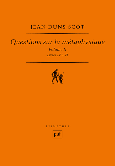 Questions sur la métaphysiques - Volume 2