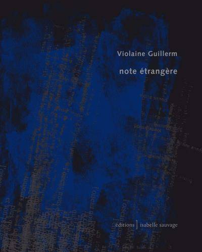 Note étrangère - Violaine Guillerm