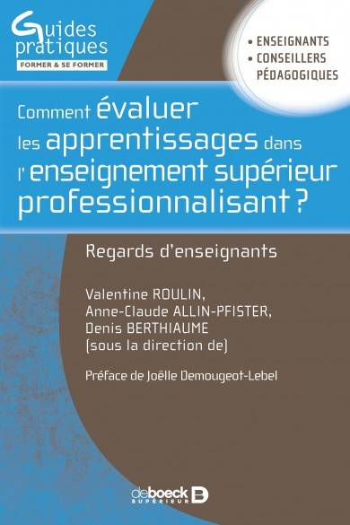 Comment évaluer les apprentissages dans l'enseignement supérieur professionnalisant ?