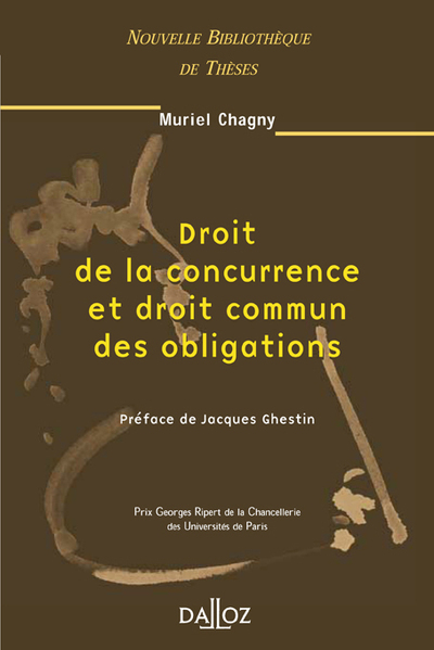 Droit de la concurrence et droit commun des obligations. Volume 32