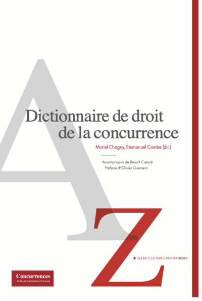 Dictionnaire de droit de la concurrence