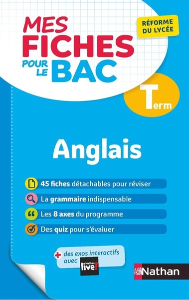 Mes Fiches pour le BAC Anglais Term