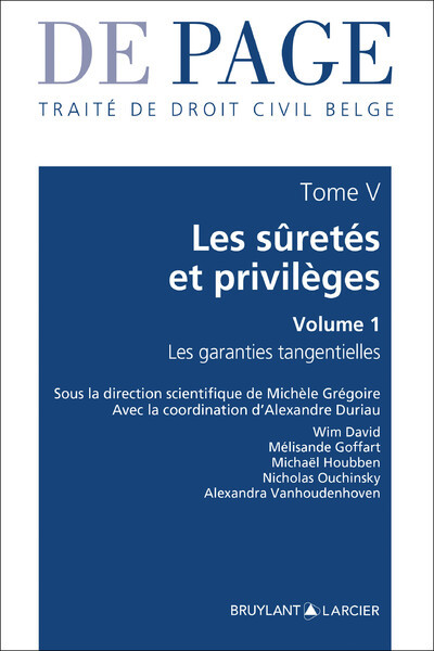 Traité de droit civil belge - Volume 5