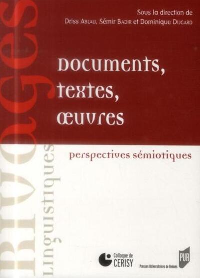 Documents, textes, oeuvres - Driss Ablali