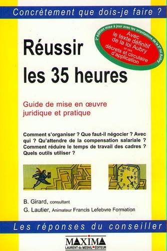 Réussir les 35 heures