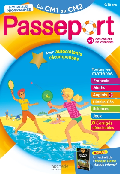 Passeport - Du CM1 au CM2 9/10 ans - Cahier de vacances 2024 - Charlotte Leroy-Jouenne