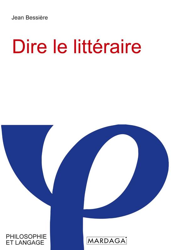 Dire le littéraire