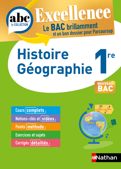 ABC du BAC Excellence Histoire-Géographie 1re - Cécile Vidil