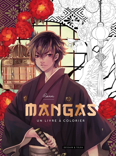 Mangas, un livre à colorier