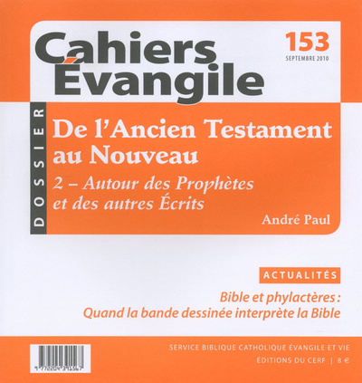 Cahiers Evangile N° 153, septembre 20 Volume 153