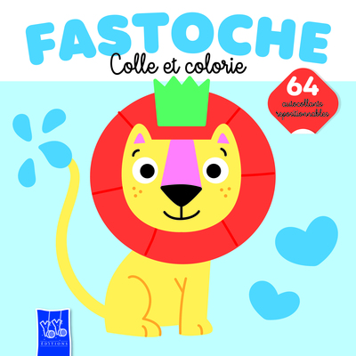 Le Lion -  Fastoche colle et colorie - Xxx