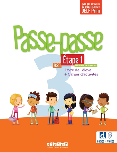 Passe-passe 3 - Niv. A2.1 - Étape 1 - Livre + Cahier + didierfle.app