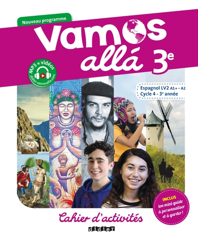 Vamos Allá 3e Lv2 Espagnol 2017 -  Cahier D'Activités