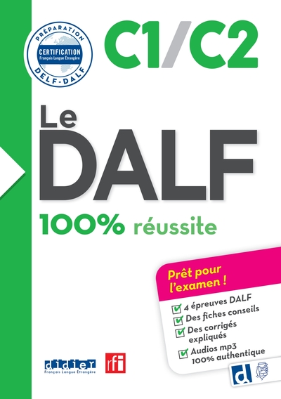 Le Dalf C1/C2 100% Réussite - Édition 2016-2017 - Livre + Didierfle.App