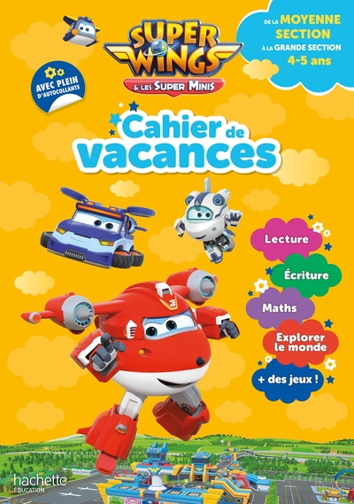 Super Wings - Cahier De Vacances 2024, De La Moyenne Section À La Grande Section - Xxx