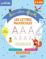 Toute ma maternelle Mon cahier effaçable d'écriture : Les lettres majuscules 3-6 ans