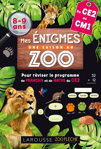 Mes énigmes Une SAISON AU ZOO CE2 - Collectif