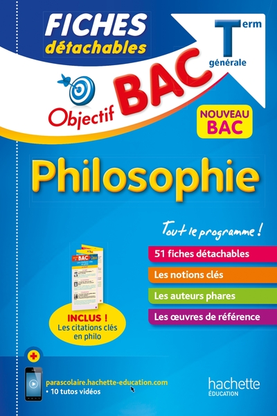 Objectif BAC Fiches détachables Philosophie Tle