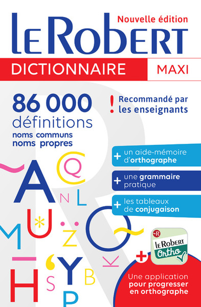 Le Robert Dictionnaire Maxi, 86000 Définitions, Noms Communs, Noms Propres