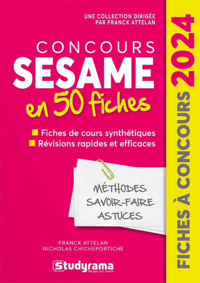 Concours SESAME en 50 fiches